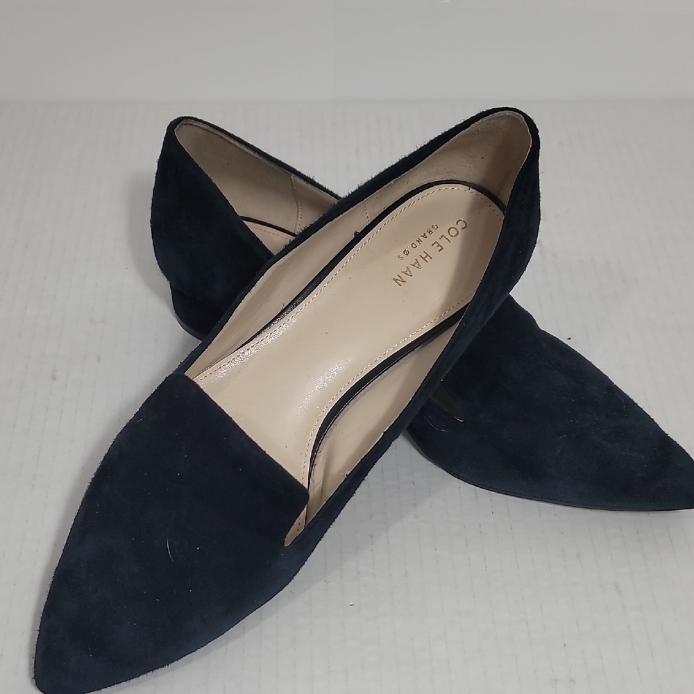 Cole Haan Women's Black Suede Loafers